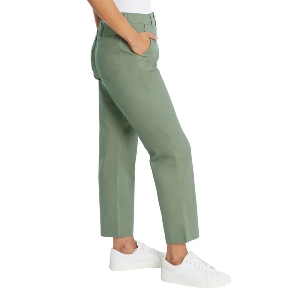 G.H. Bass & Co. Ladies' Chino Ankle Pants, Green, Size 10, NWT - Picture 2 of 16
